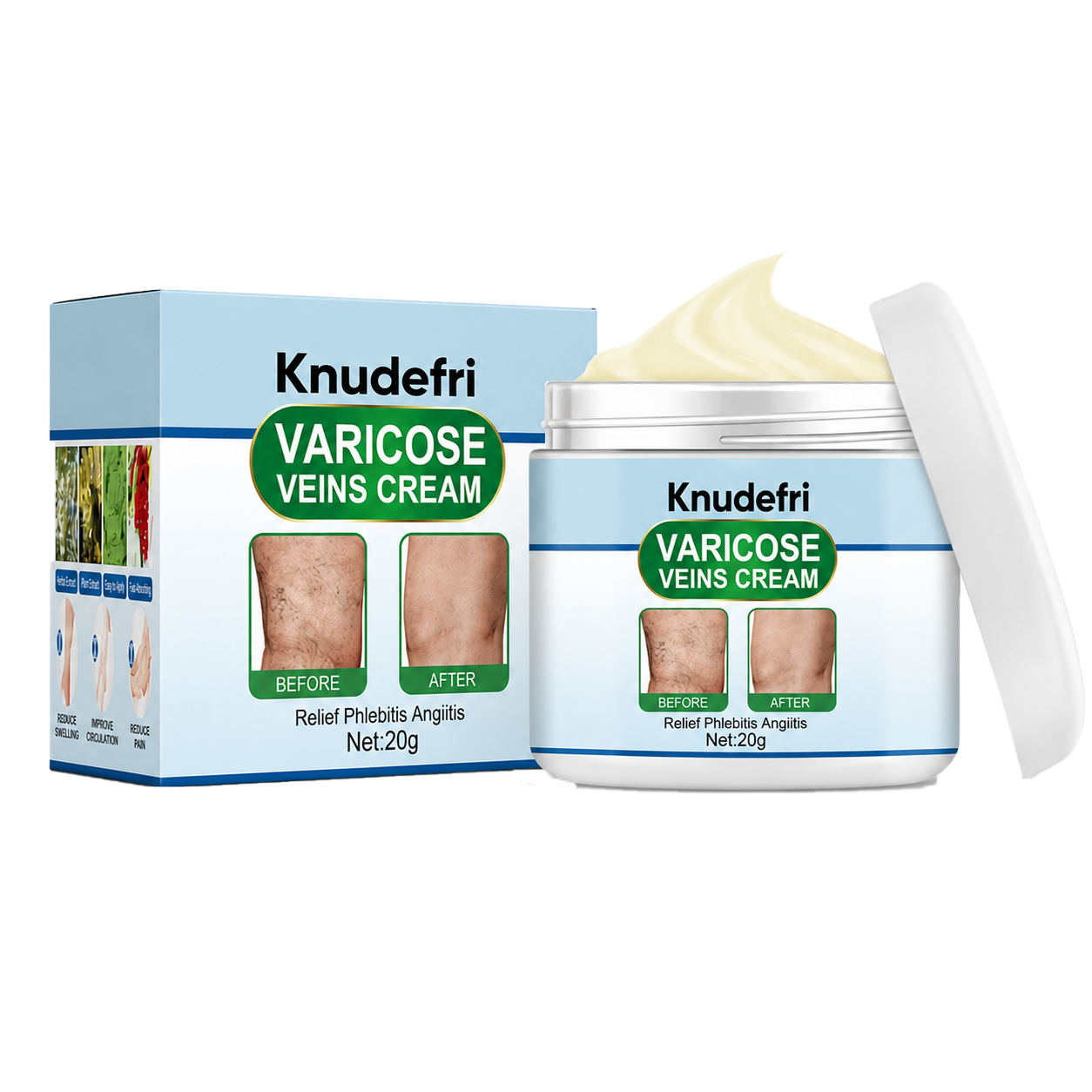 Knudefri Krampebalsam | 92% Mindre Synlige Årer På 7 Dage