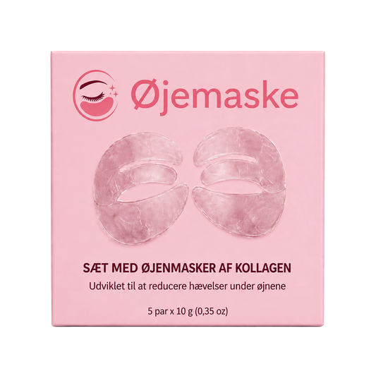 Øjemaske | Maske Med Peptider Og Kollagen Til Reduktion Af Rynker Og Mørke Rande Inden For 30 Minutter