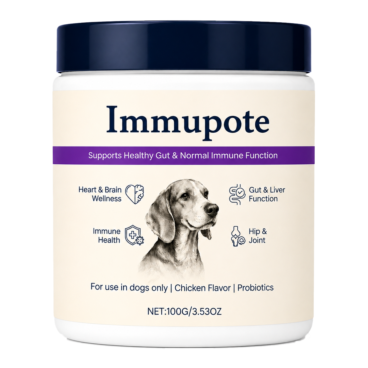 ImmuPaw | Turkey Tail + Probiotika-formel