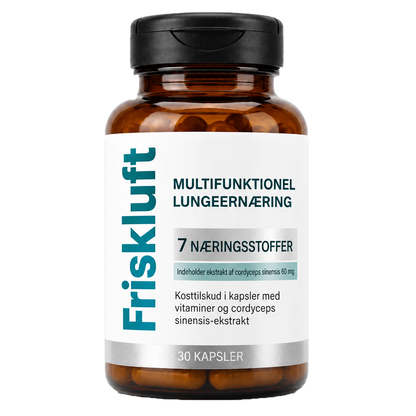 Friskluft Lung Support Kapsler | Hjælp Med Naturligt At Rense Skadelige Ophobninger Fra Dine Lunger På Bare 5 Dage!