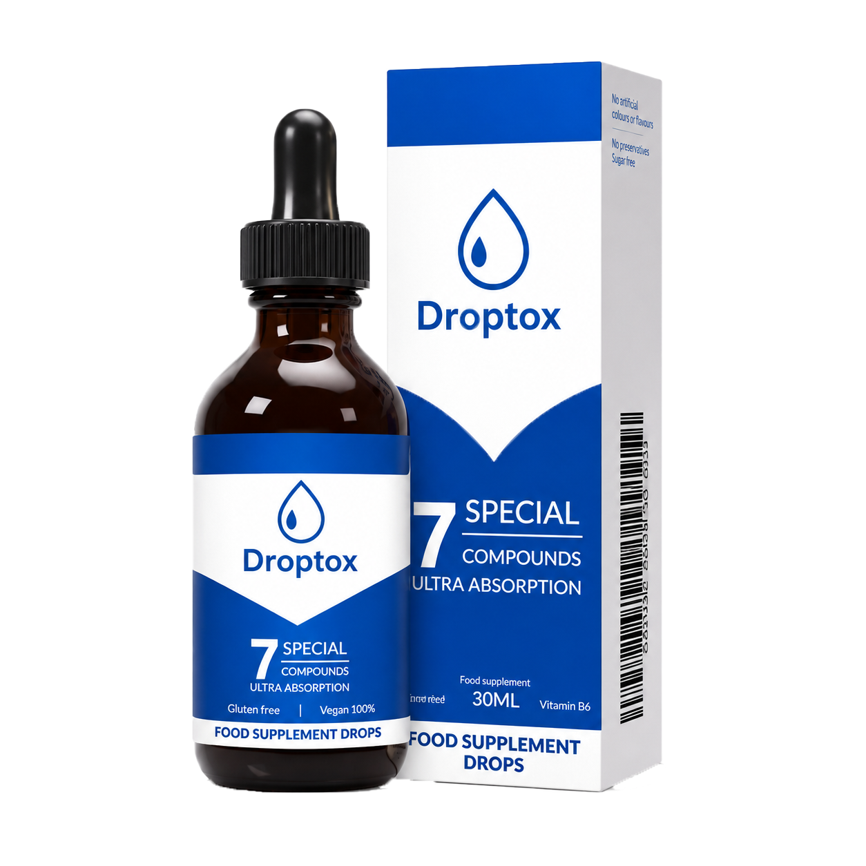 Droptox Detox Dråber | Afgift Din Lever & Tab 5 Kg På 7 Dage