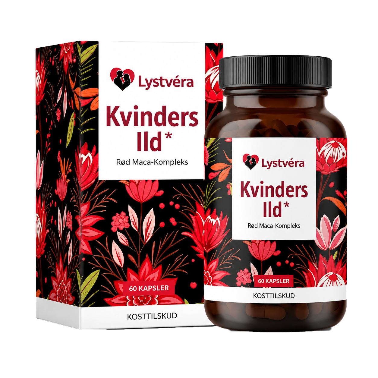 Lystvéra – Rødt Maca-Kompleks Specielt Udviklet Til Kvinder