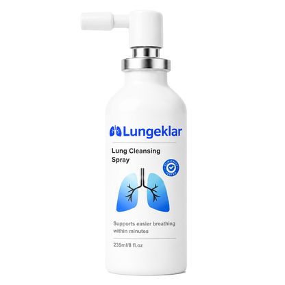 Lungeklar Lungespray | Fjerner op til 97 % af fastsiddende slim og gør det lettere at trække vejret på blot 3 dage!