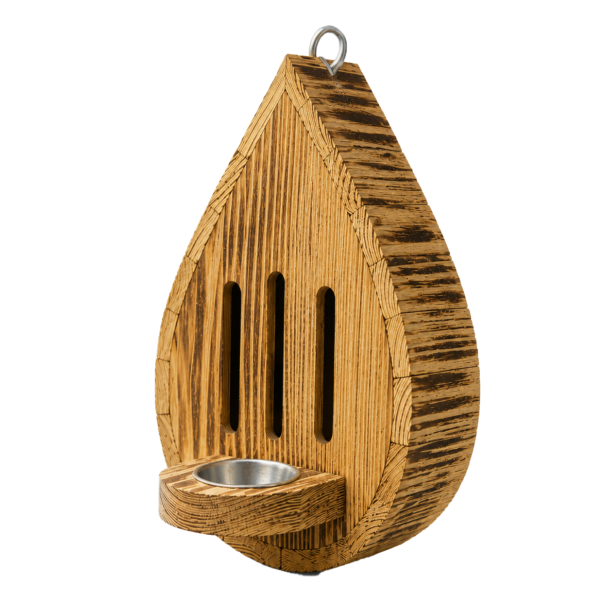 Sommerhus | Håndlavet Sommerfuglehus I Dråbeform Af Naturtræ