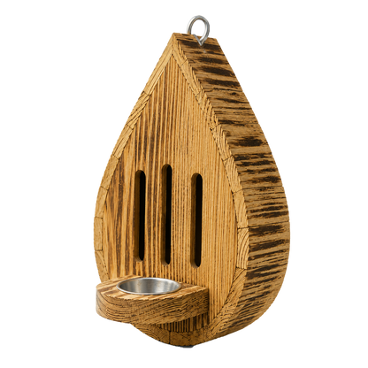 Sommerhus | Håndlavet Sommerfuglehus I Dråbeform Af Naturtræ