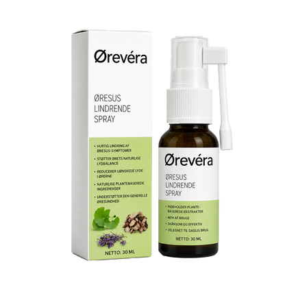 Ørevéra Tinnitus Spray | Dæmper, Beroliger Og Letter Ringen For Ørerne Med Op Til 98% På 24 Timer!