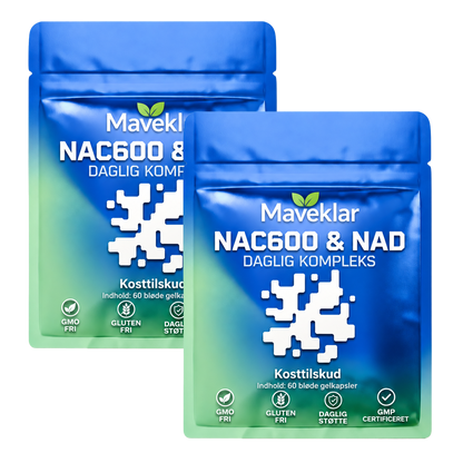 Maveklar – Klar Lever, Flad Mave Og Friske Morgener — 600 mg NAC I Kokosolie Dagligt
