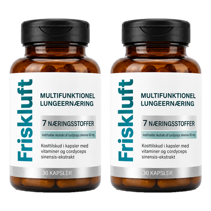 Friskluft Lung Support Kapsler | Hjælp Med Naturligt At Rense Skadelige Ophobninger Fra Dine Lunger På Bare 5 Dage!