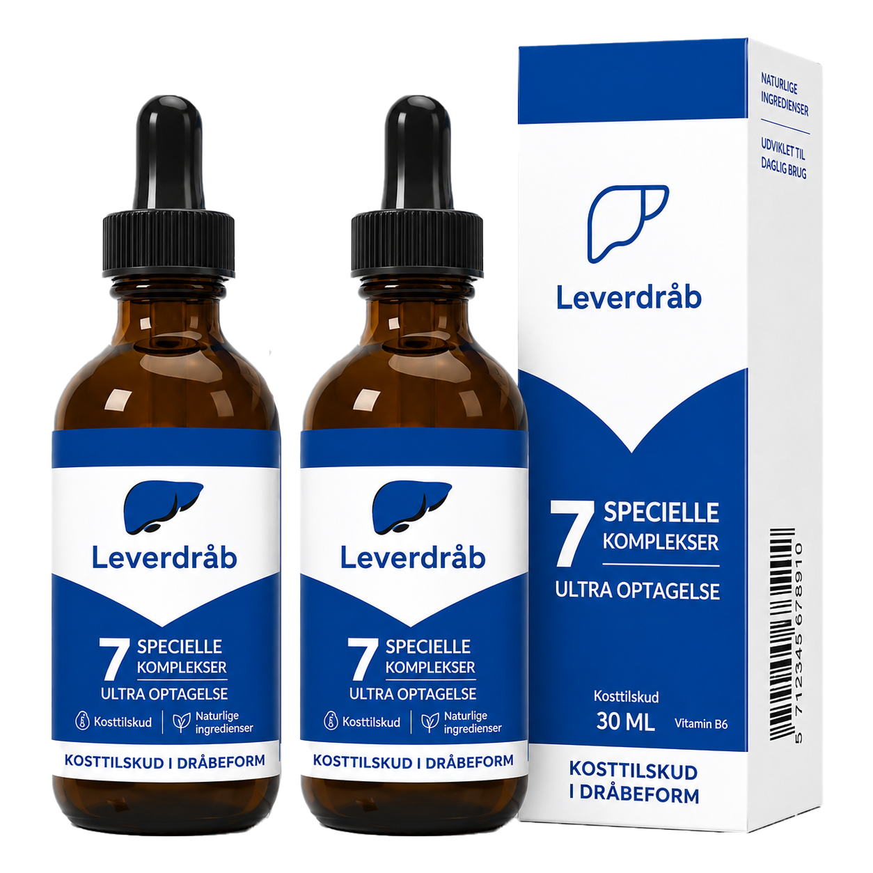 Leverdråb Detox Dråber | Understøt Leverens Naturlige Udrensning & Tab 5 Kg På 7 Dage