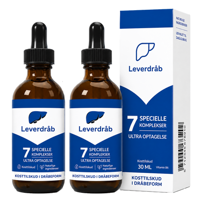 Leverdråb Detox Dråber | Understøt Leverens Naturlige Udrensning & Tab 5 Kg På 7 Dage