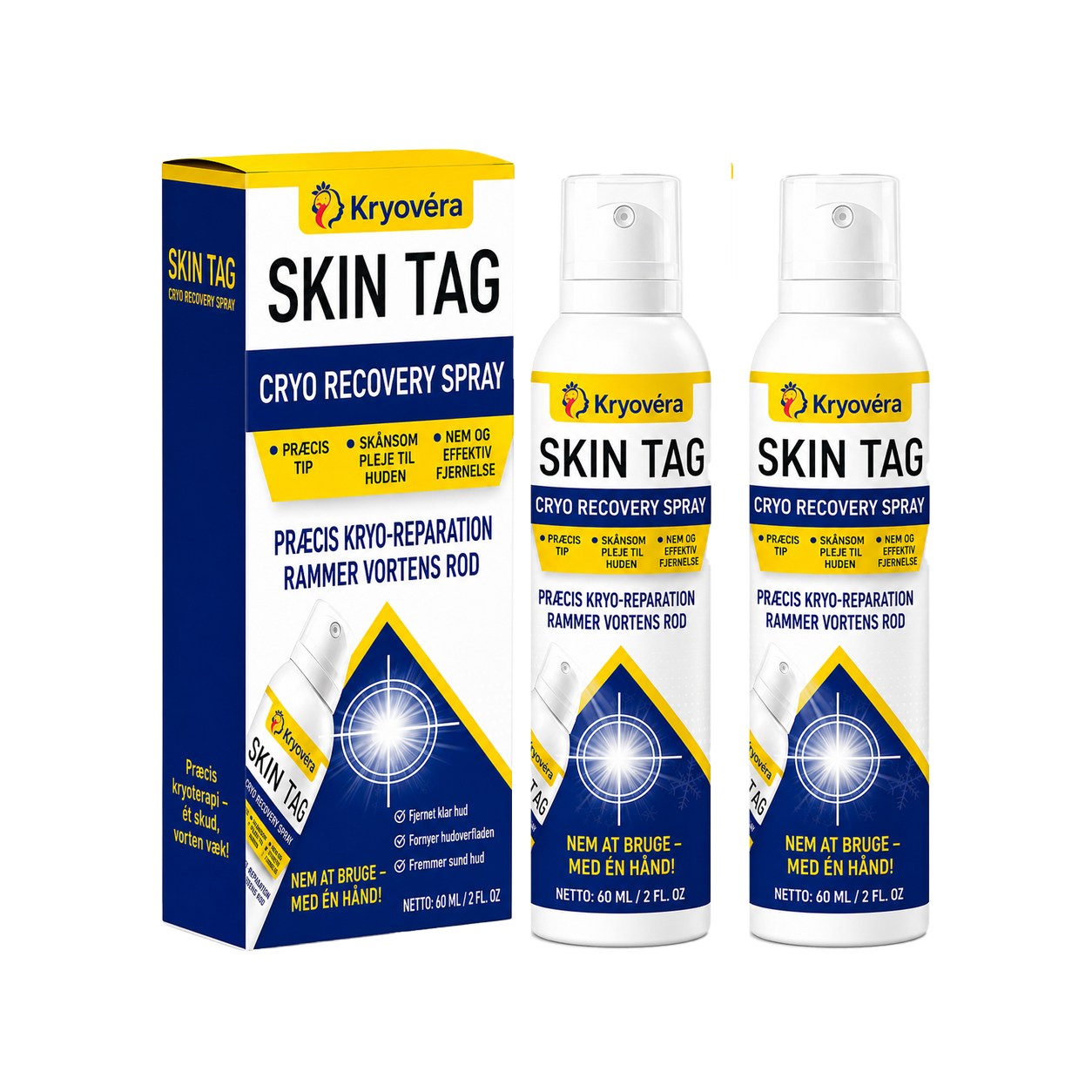 Kryovéra Kryoterapi Spray | Nyd Glat, Klar Hud Igen På Blot 5 Dage