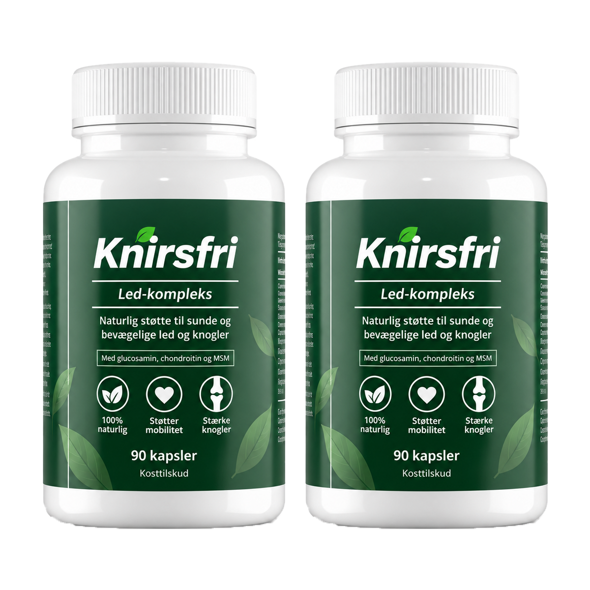 Knirsfri Led-Kompleks – Den komplette formel med UC-II-kollagen, hyaluronsyre, MSM & Boswellia