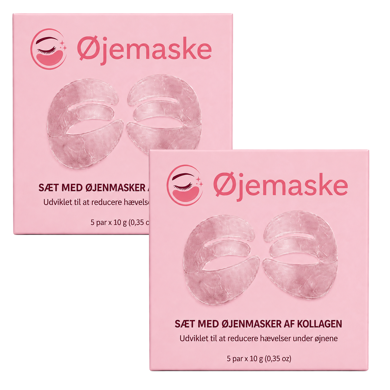 Øjemaske | Maske Med Peptider Og Kollagen Til Reduktion Af Rynker Og Mørke Rande Inden For 30 Minutter