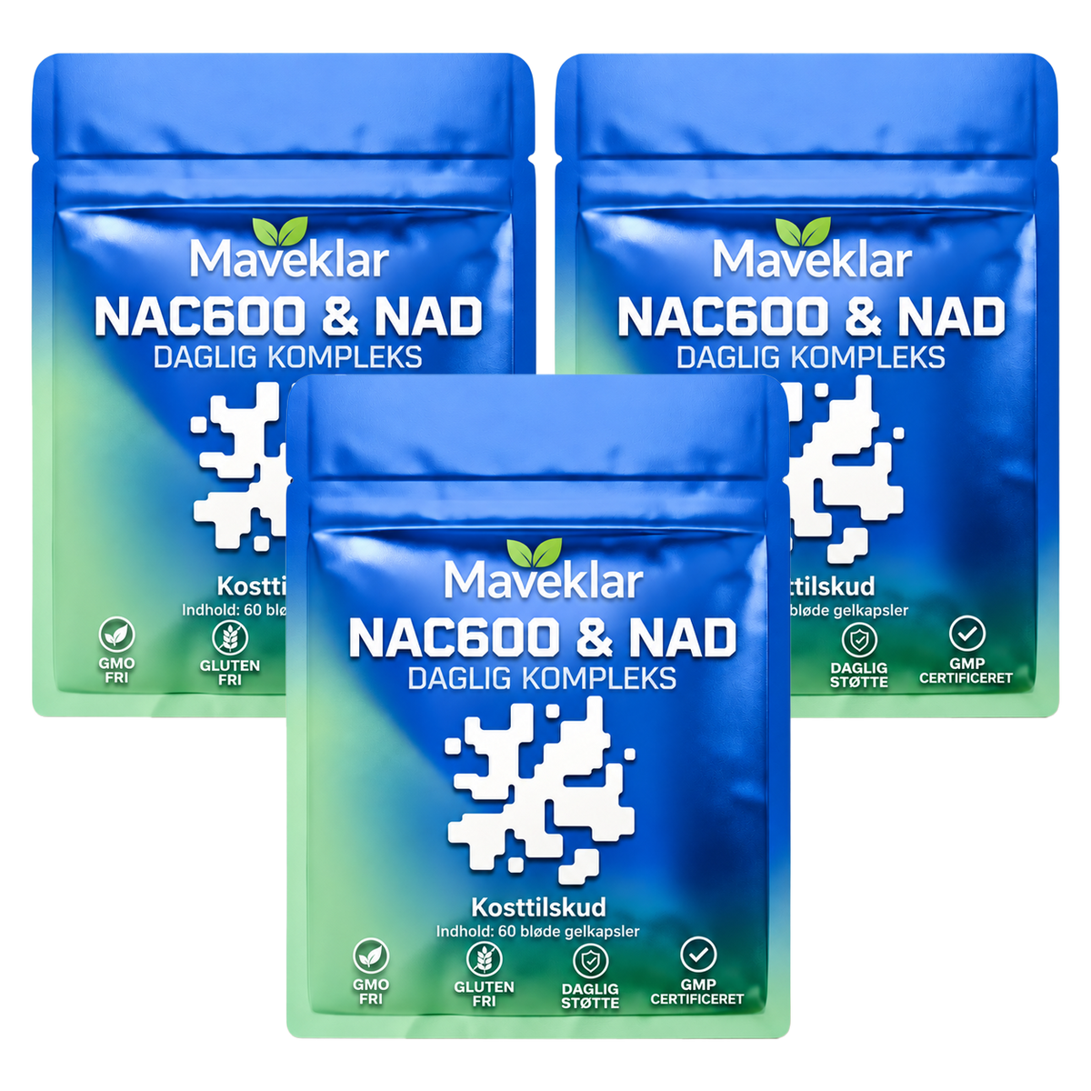 Maveklar – Klar Lever, Flad Mave Og Friske Morgener — 600 mg NAC I Kokosolie Dagligt