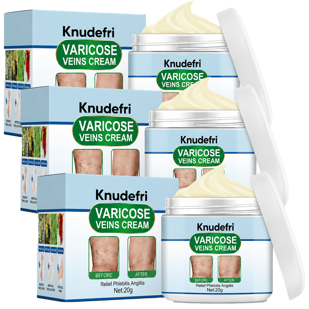 Knudefri Krampebalsam | 92% Mindre Synlige Årer På 7 Dage