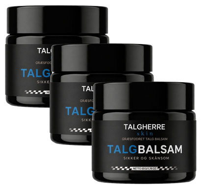 Talgherre – Stram Kæbelinjen Og Reducer Rynker Med Grasgeodrødt Talg