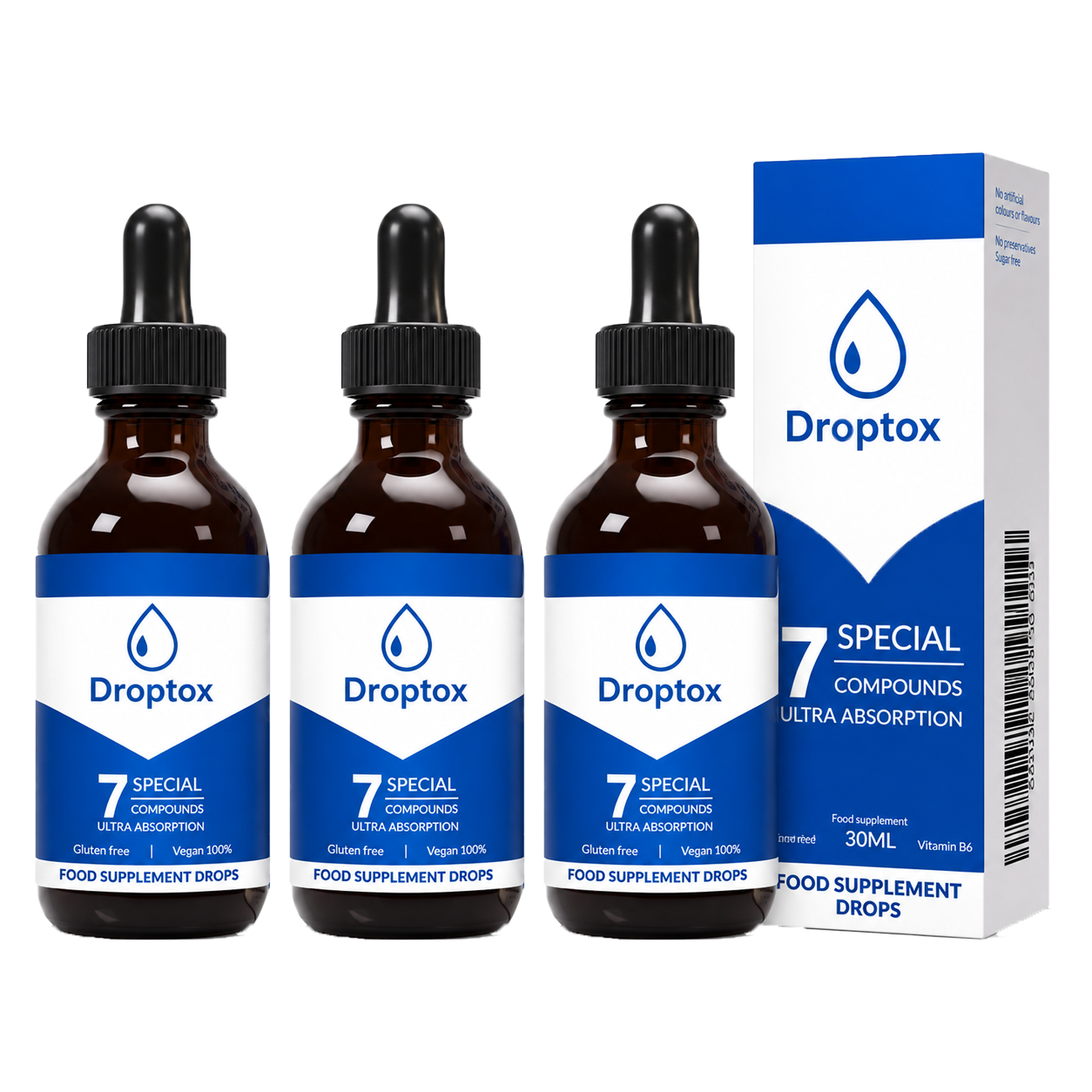 Droptox Detox Dråber | Afgift Din Lever & Tab 5 Kg På 7 Dage