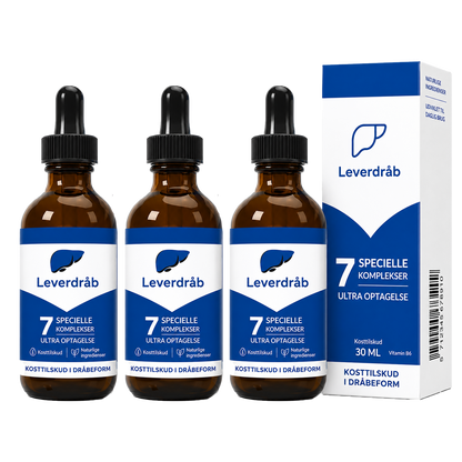 Leverdråb Detox Dråber | Understøt Leverens Naturlige Udrensning & Tab 5 Kg På 7 Dage