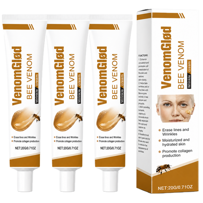 VenomGlød Bigift-Creme | Udvisker Dybe Rynker Og Løfter Slap Hud På Blot 3 Dage!