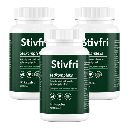 Stivfri Kapsler | Bliv Fri For Artrose Og Ledsmerte På Blot 7 Dage!