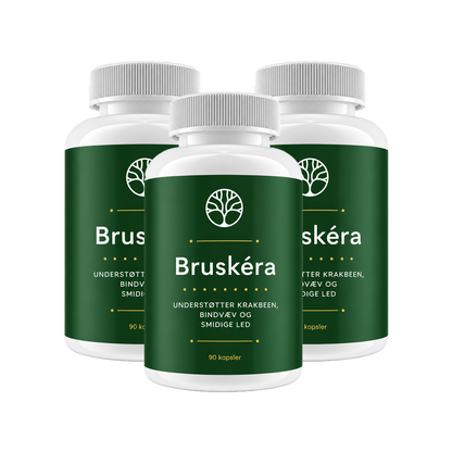 Bruskéra — Kraftig Støtte Til Dine Led Og Bindevæv. Med Vitamin C Og Mangan.