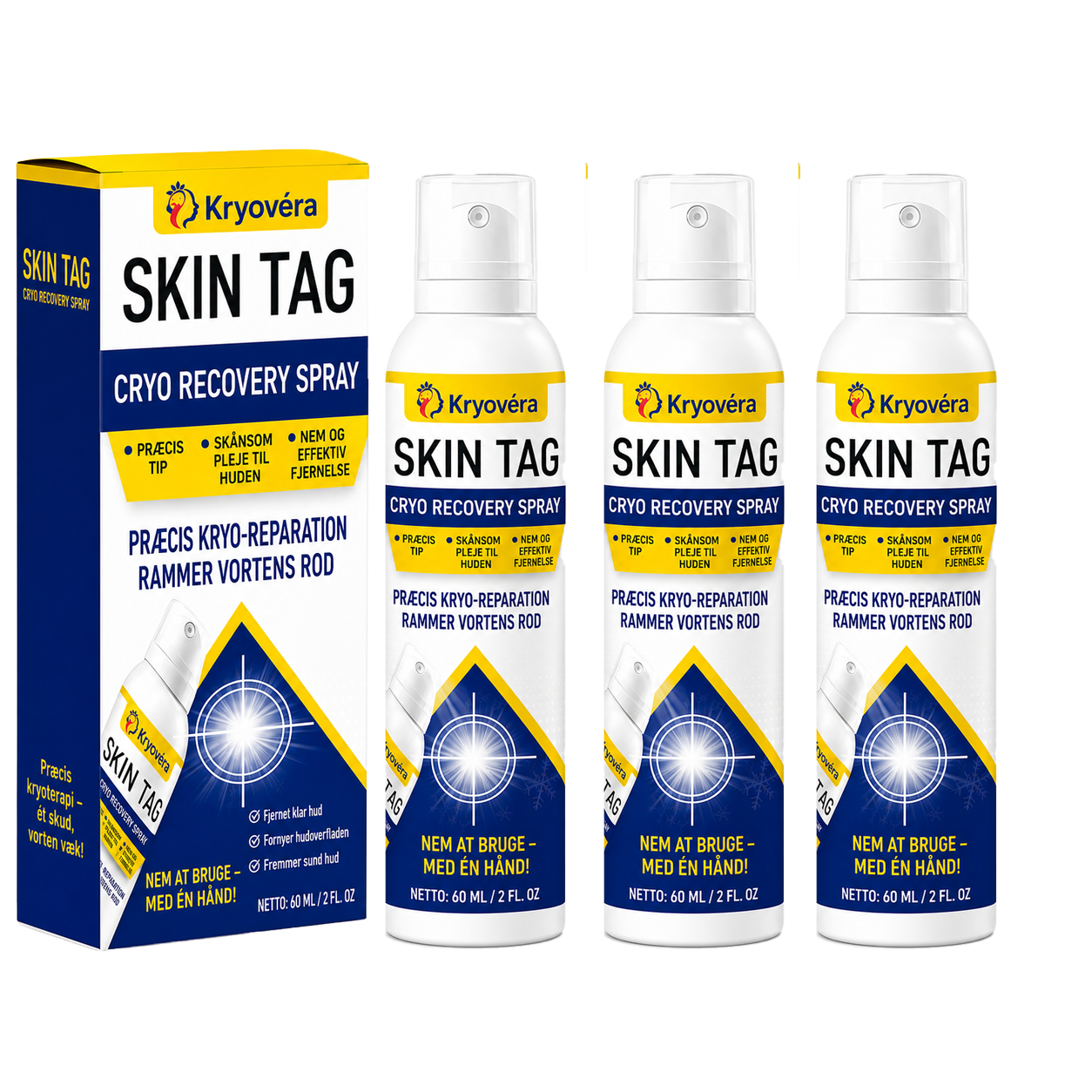 Kryovéra Kryoterapi Spray | Nyd Glat, Klar Hud Igen På Blot 5 Dage