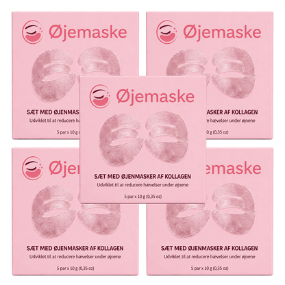 Øjemaske | Maske Med Peptider Og Kollagen Til Reduktion Af Rynker Og Mørke Rande Inden For 30 Minutter