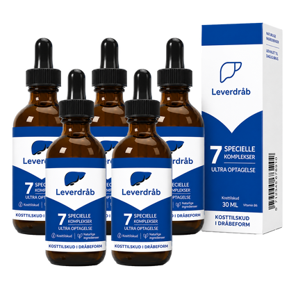 Leverdråb Detox Dråber | Understøt Leverens Naturlige Udrensning & Tab 5 Kg På 7 Dage