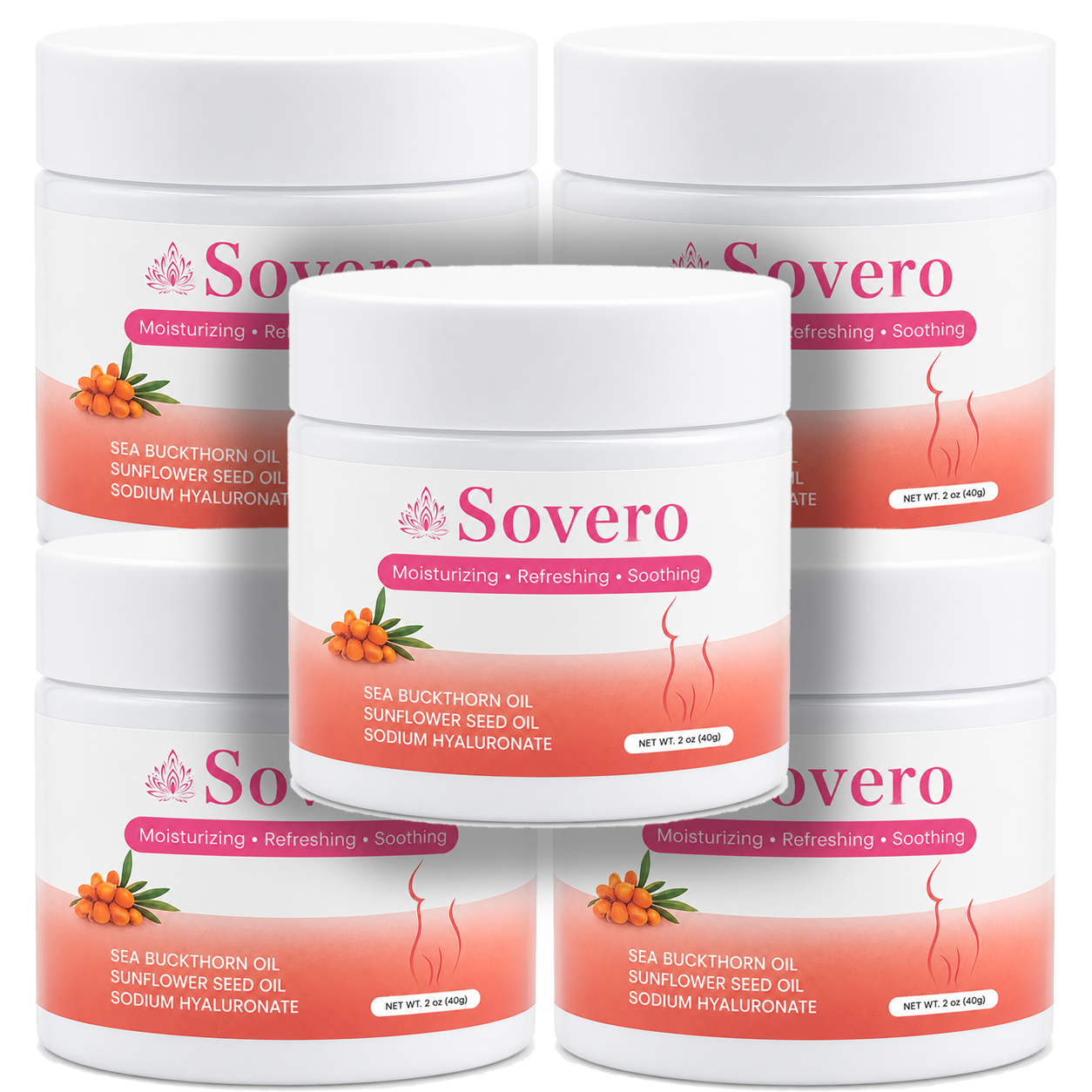 Sovero Nattecreme | Nattlig Behandling Mod Kløe, Brænding Og Tørhed