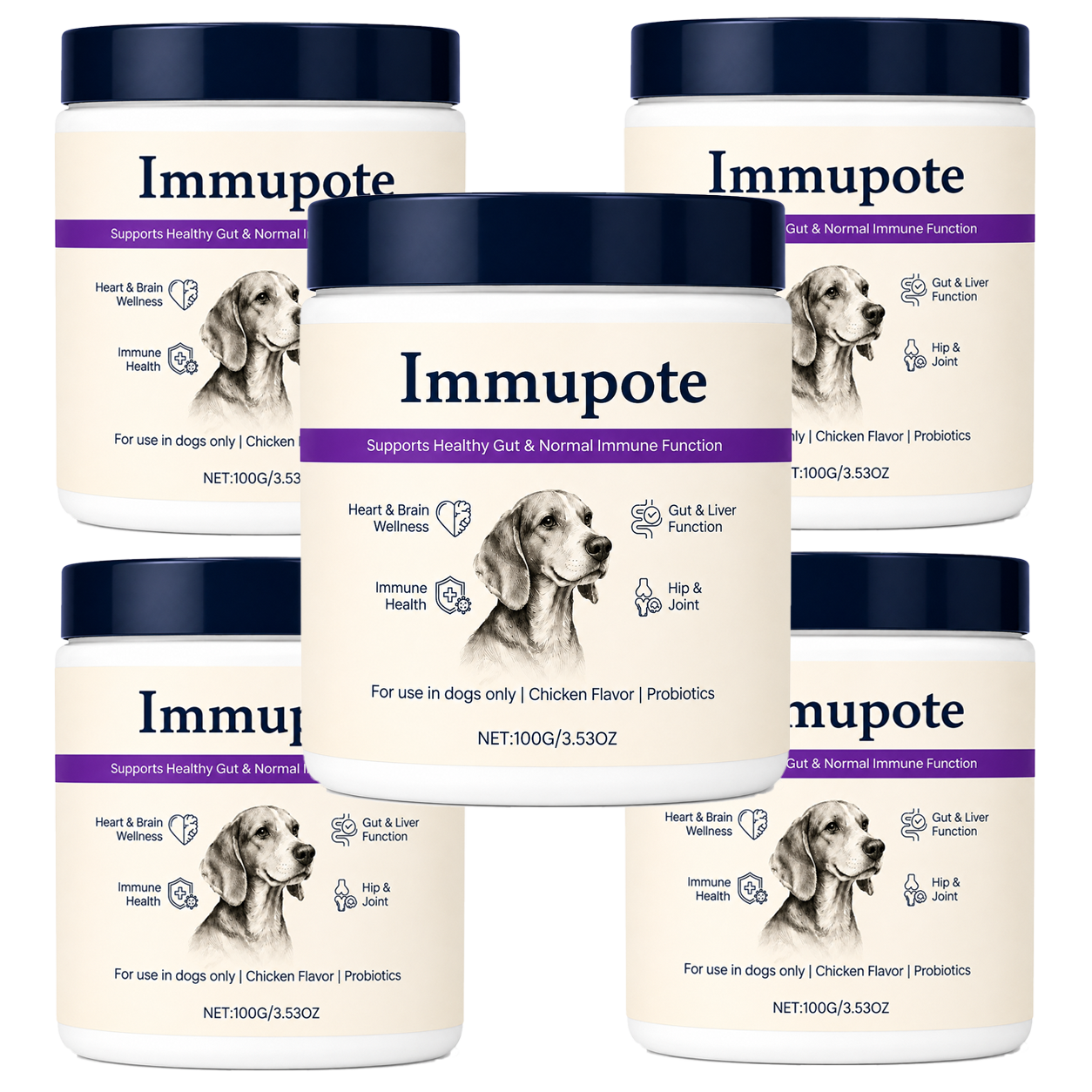ImmuPaw | Turkey Tail + Probiotika-formel