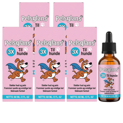 Pelsglans flydende kollagen – hold din hund sund og fuld af energi