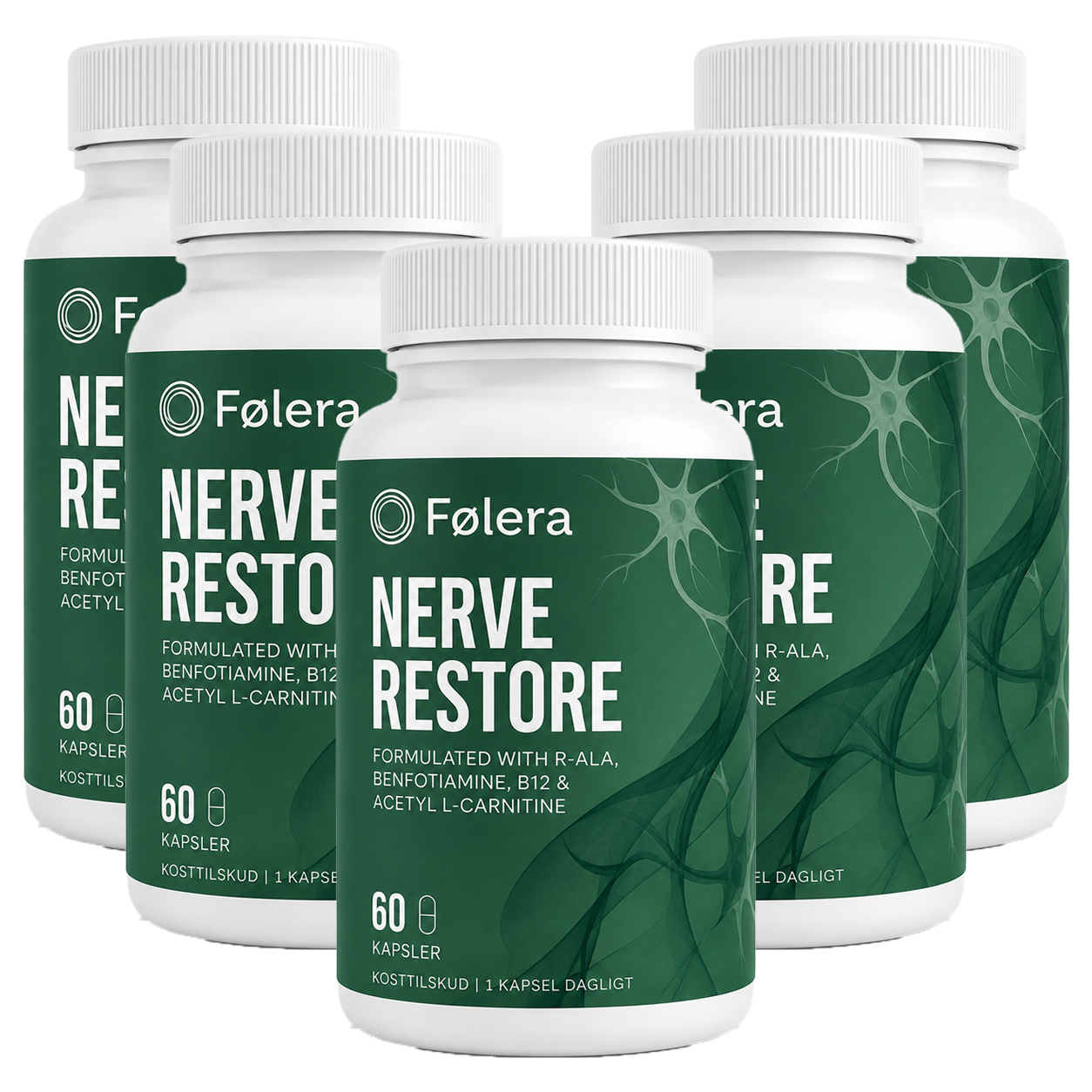 Følera | R-Alfa Liponsyre Kraftfuld Støtte Mod Neuropatismerte, Følelsesløshed Og Balancetab