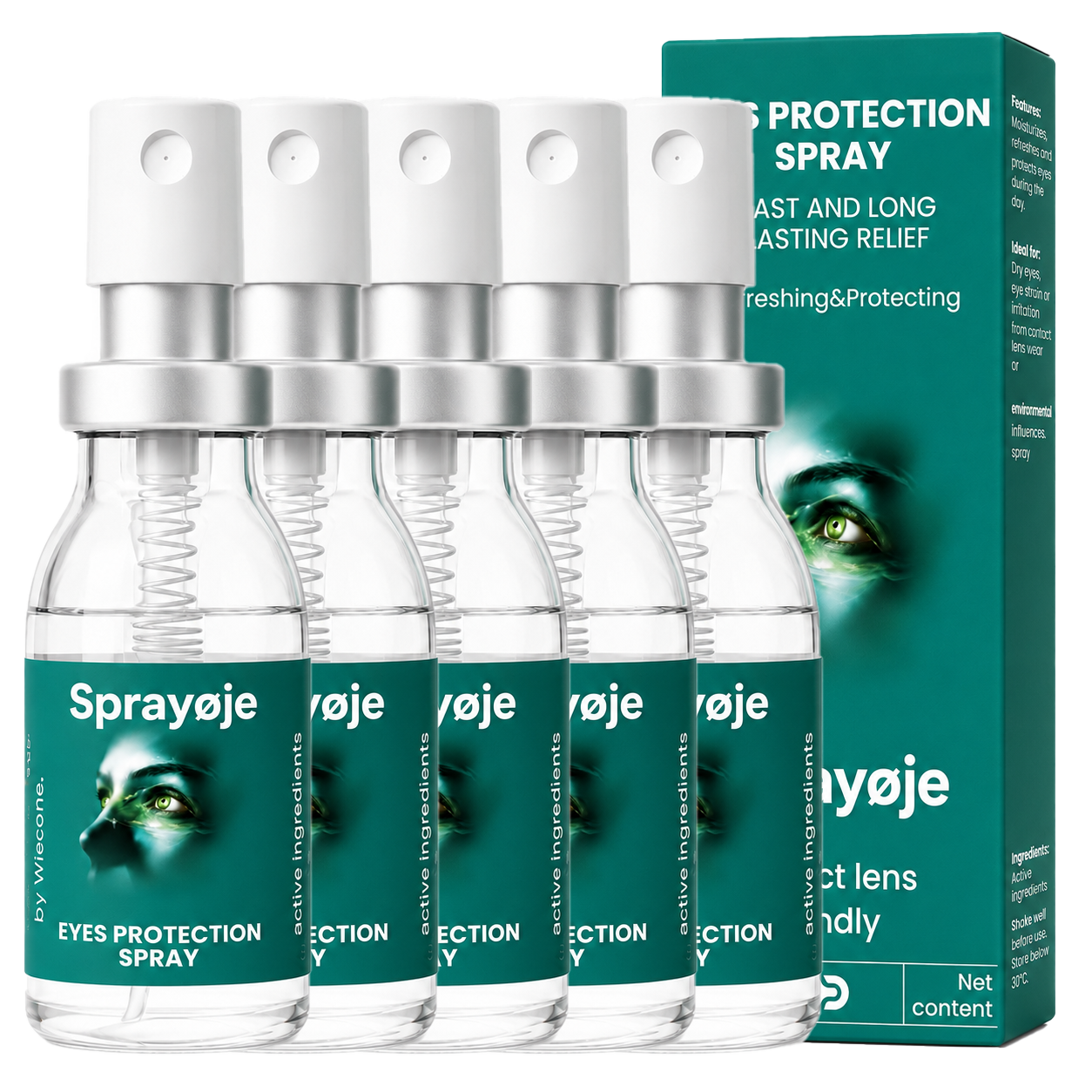 Sprayøje – Ét Spray På Lukket Øjenlåg — Lutein Leveret Direkte Til Nethinden