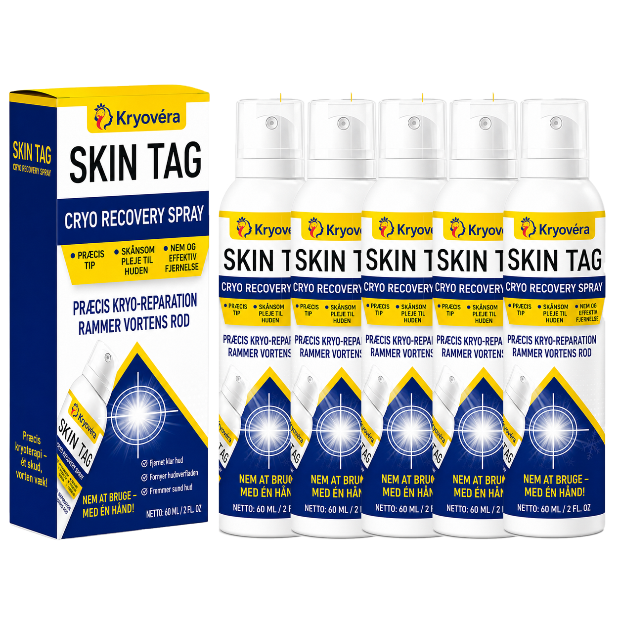 Kryovéra Kryoterapi Spray | Nyd Glat, Klar Hud Igen På Blot 5 Dage