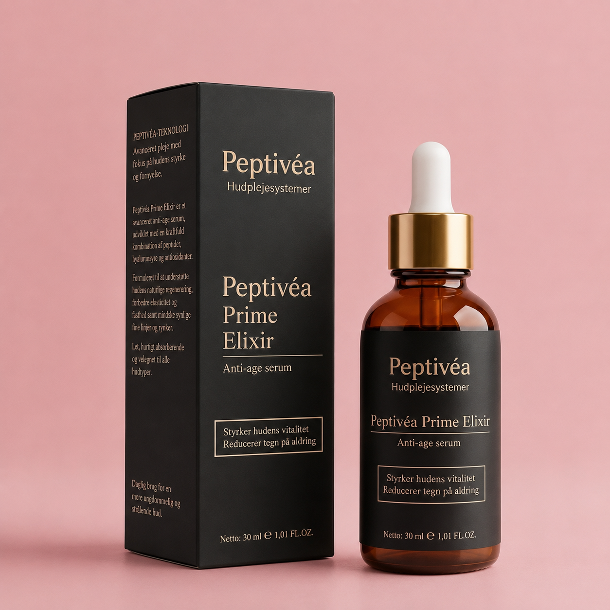 Peptivéa – Glat Rynker Ud Og Stram Huden Op Med Klinisk Dokumenterede Peptider På 14 Dage