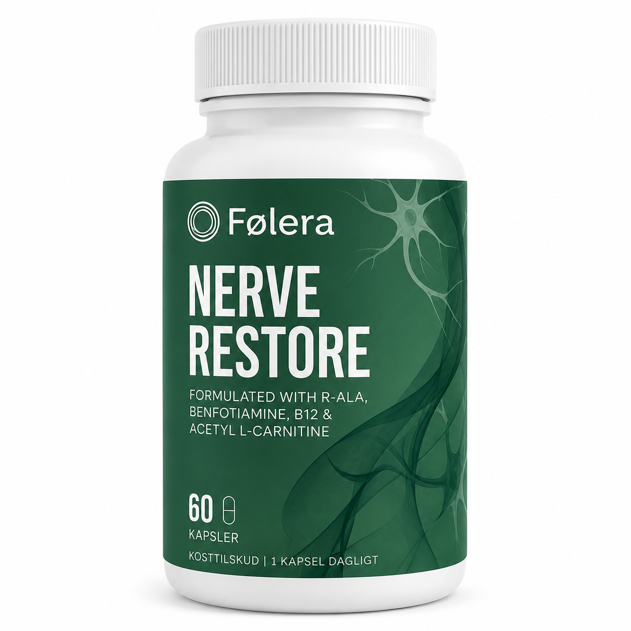 Følera | R-Alfa Liponsyre Kraftfuld Støtte Mod Neuropatismerte, Følelsesløshed Og Balancetab